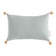 Coussin rectangulaire - Riviera blue