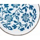 Assiette Molly 24cm - Fleurs sur fond blanc