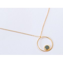 Collier Maou ring - Sauge SS21