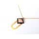Collier Saq Brun cosmique/or rose SS21
