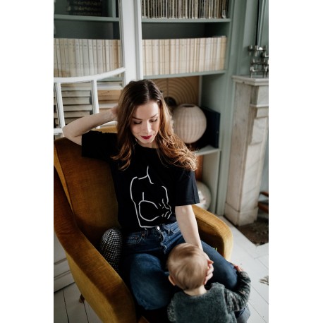 T-shirt d'allaitement Zip Motherhood - Taille L
