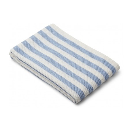 Grande serviette Nid d'abeille sky blue