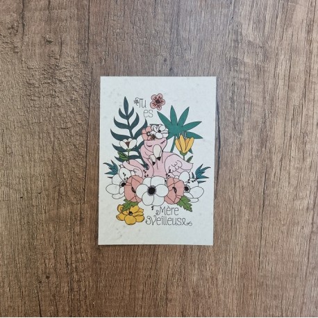 Carte à planter Mère veilleuse