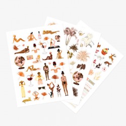 Feuilles de stickers Women's world