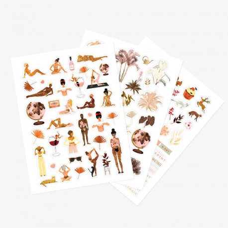 Feuilles de stickers Women's world