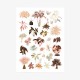 Feuilles de stickers Women's world