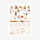 Feuilles de stickers Women's world