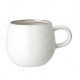 Mug rond en terre cuite Addison blanc