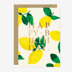 Carte HBDAY lemon