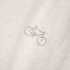 T-shirt beige Vélo brodé - Taille S