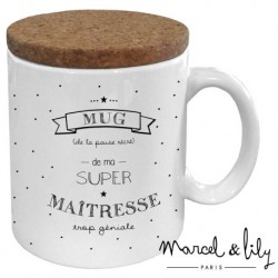 Mug avec couvercle Maîtresse