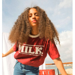 T-shirt d'allaitement MILK bordeaux - Taille L