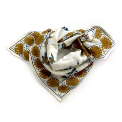 Small foulard Lotus - Cerisier vanille