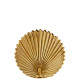 Grand vase paon moutarde