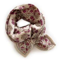 Big foulard Bouton d'Or - Coquillage