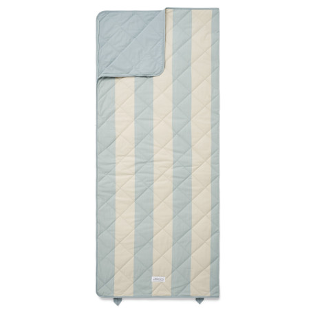 Duvet Aurora - rayures sea blue