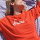Sweat Bisou rouge - Taille XS
