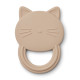 Anneau de dentition en silicone - Cat rose