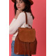 Sac-à-dos Donna - lézard cognac
