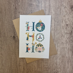 Carte à planter HO HO HO