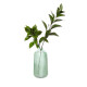 Grand vase en verre ligné - vert