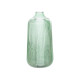 Grand vase en verre ligné - vert