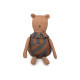 Peluche Majestic bear - blue
