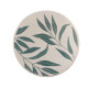 Dessous de plat sérigraphié - Flora vert