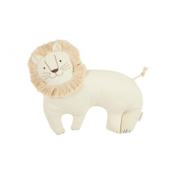 Coussin Lion blanc