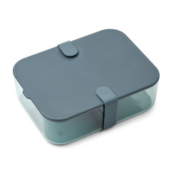 Lunch box Carin - Whale blue/sea blue Large