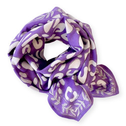 Big foulard Artistic - Violette