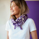 Big foulard Artistic - Violette