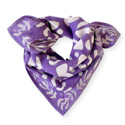 Small foulard Artistic - Violette