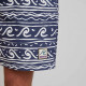 Short de bain Navy motifs blanc - Taille L