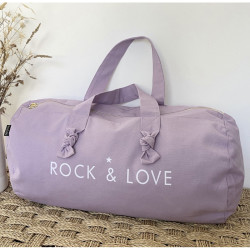 Sac polochon Lilas - Rock and love