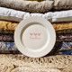 Assiette Bonheur coeurs 