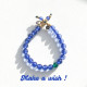 Bracelet Make a wish - bleu