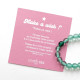Bracelet Make a wish - vert clair