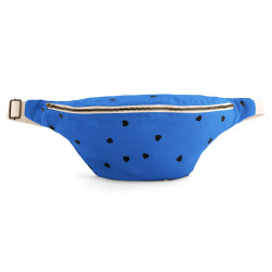 Sac banane coeurs - bleu grec