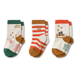 Trio de chaussettes Noël - 22/24