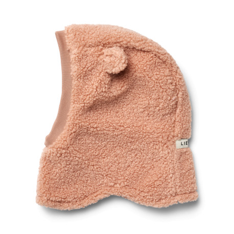 Cagoule bouclette Balaclava - pale rose 9/12mois