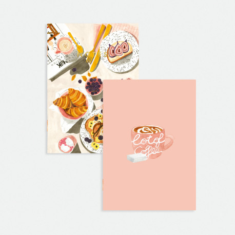 Duo de carnets Brunch