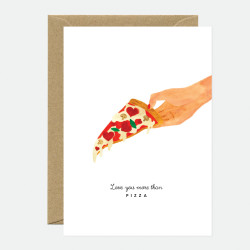 Carte Love you pizza