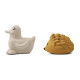 Lot de 2 jouets de bain Henrick - Golden caramel / sandy mix