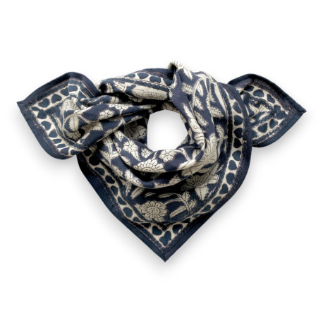 Small foulard Coeurs - Orage