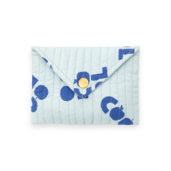 Petite pochette coton enveloppe Ravi - Cool hirondelle