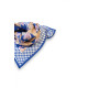 Small foulard Bloom - Bleu klein