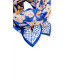 Big foulard Bloom - Bleu klein