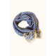 Big foulard Latika Mosaïc - Navy Blue