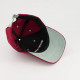 Casquette velours Grand amour cerise - Adulte